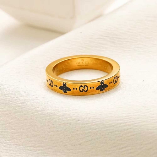 Stainless Steel Brand Ring-YWA231228-P7.5QWAQ