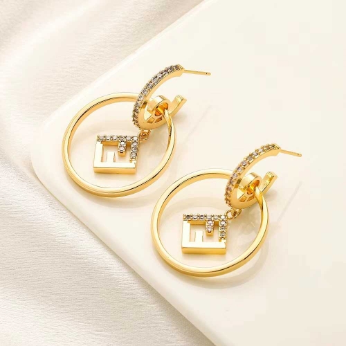 Copper Alloy Brand Earrings-YWA231228-P13GTTO (2)