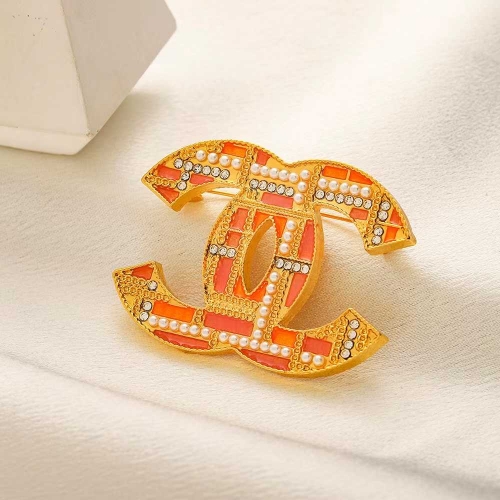 Copper Alloy Brand Brooch-YWA231228-P10.5FGG