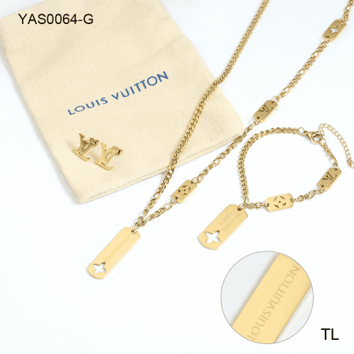 Stainless Steel Brand Jewelry Set-SN240103-YAS0064-G-28.1