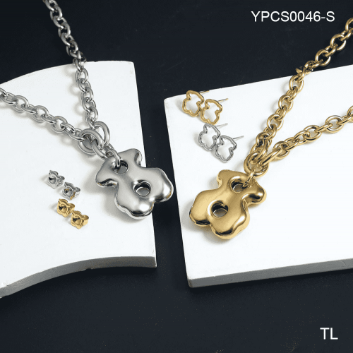 Stainless Steel Tou*s Jewelry Set-SN240103-YPCS0046-S-19.4