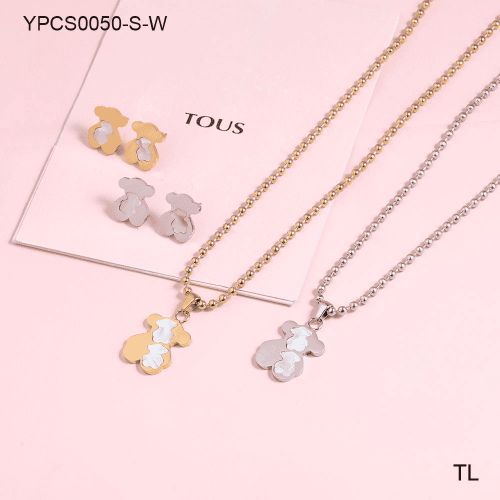 Stainless Steel Tou*s Jewelry Set-SN240103-YPCS0050-S-W-18.4