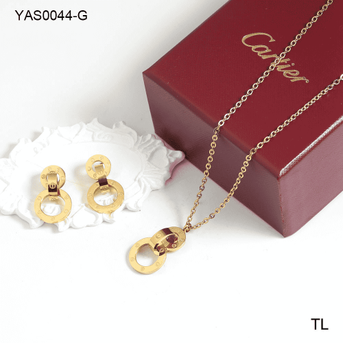 Stainless Steel Brand Jewelry Set-SN240103-YAS0044-G-23.1