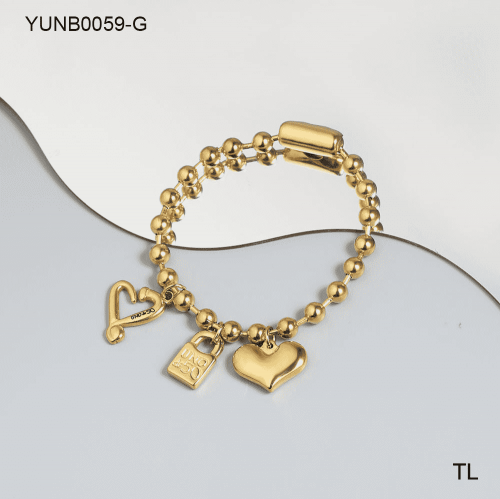 Stainless Steel Uno de * 50 Bracelet-SN240103-YUNB0059-G-17.2