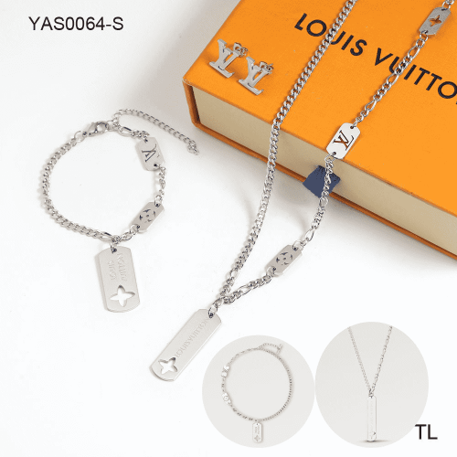 Stainless Steel Brand Jewelry Set-SN240103-YAS0064-S-25.6