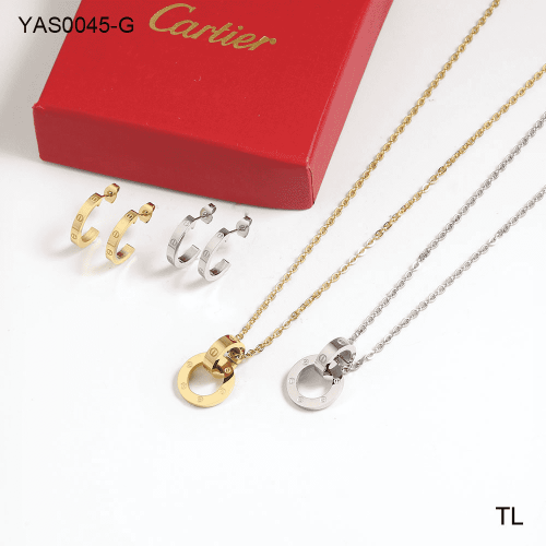 Stainless Steel Brand Jewelry Set-SN240103-YAS0045-G-20.6