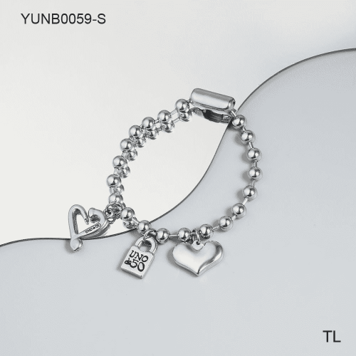 Stainless Steel Uno de * 50 Bracelet-SN240103-YUNB0059-S-15.3