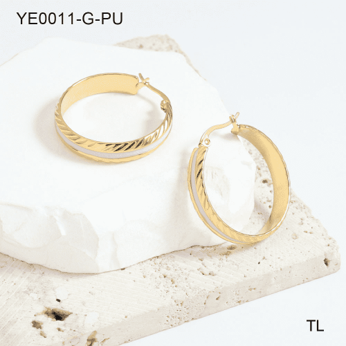 Stainless Steel Earrings-SN240103-YE0011-G-PU-13.5