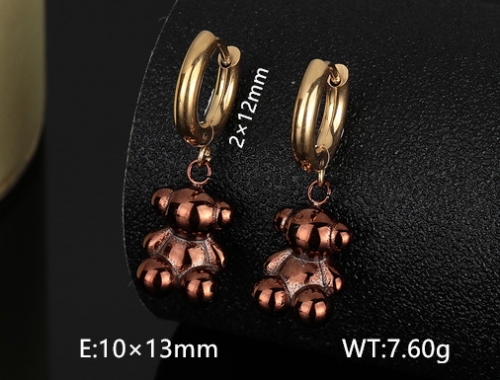 Stainless Steel Tou*s Earrings-DY240112-ED-233G-200-14