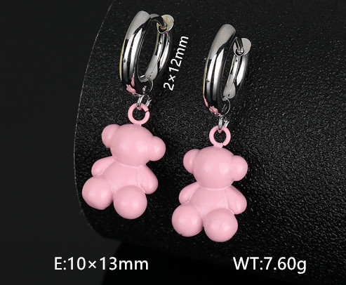 Stainless Steel Tou*s Earrings-DY240112-ED-231S-186-13