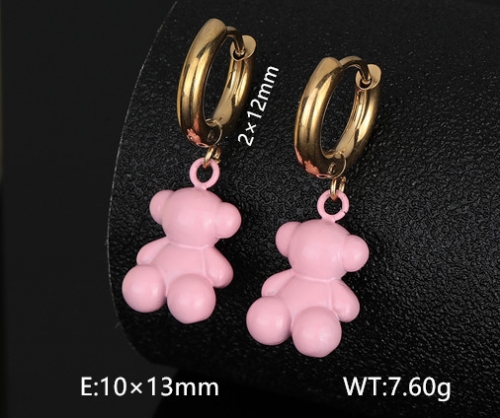 Stainless Steel Tou*s Earrings-DY240112-ED-231G-200-14