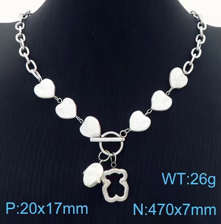 Stainless Steel Tou*s Necklace-ZN240115-P15CQWA (2)