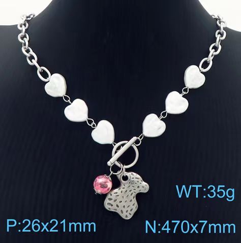 Stainless Steel Tou*s Necklace-ZN240115-P15CQWA (1)