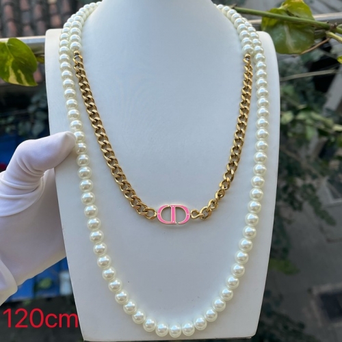 Stainless Steel Brand Necklace-ZN240115-P28VRED (1)