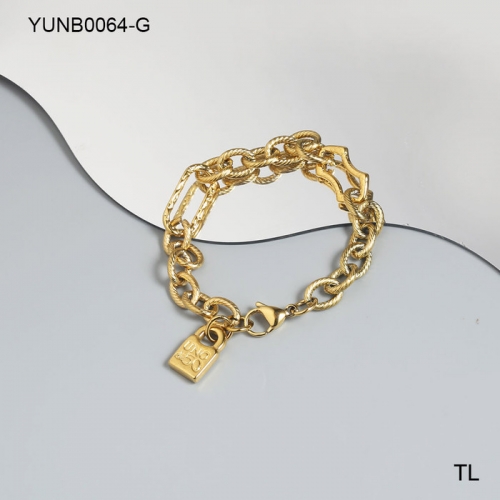 Stainless Steel Uno de * 50 Bracelet-SN240117-YUNB0064-G-16