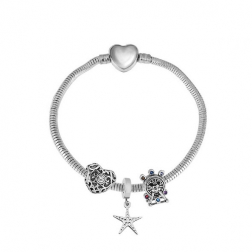 Stainless Steel Pandor*a Similar Bracelet-PD240119-P20.5XI6