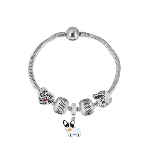 Stainless Steel Pandor*a Similar Bracelet-PD240119-P21.5SIO