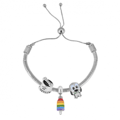 Stainless Steel Pandor*a Similar Bracelet-PD240119-P21.5XKK