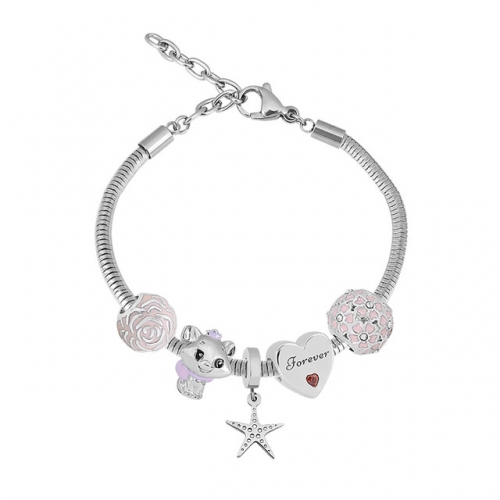 Stainless Steel Pandor*a Similar Bracelet-PD240119-P23CUU