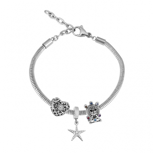 Stainless Steel Pandor*a Similar Bracelet-PD240119-P14.5GDX