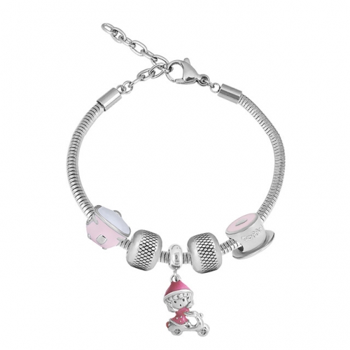 Stainless Steel Pandor*a Similar Bracelet-PD240119-P21.5TOI