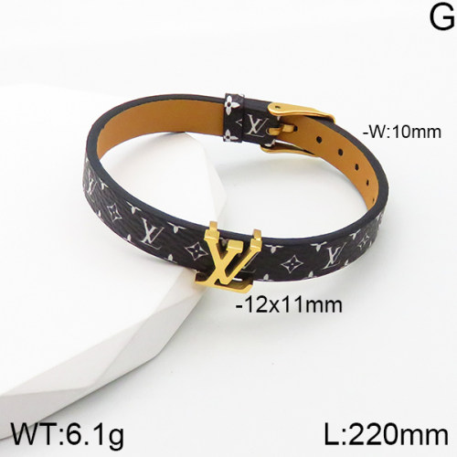 Stainless Steel Brand Bangle-MS240118-3MS067