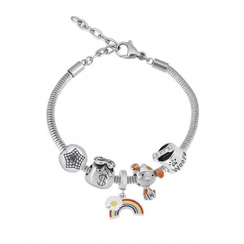 Stainless Steel Pandor*a Similar Bracelet-PD240119-P21.5IIJ