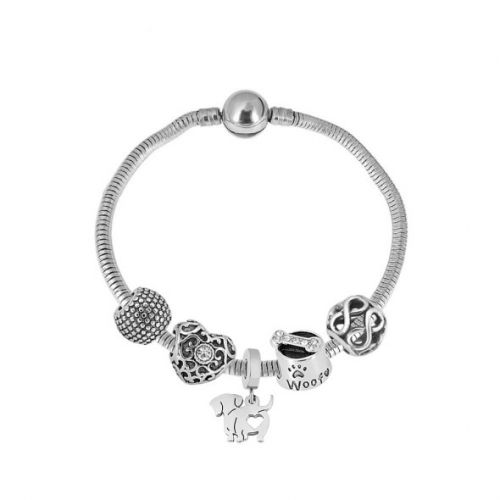 Stainless Steel Pandor*a Similar Bracelet-PD240119-P23.5GTS