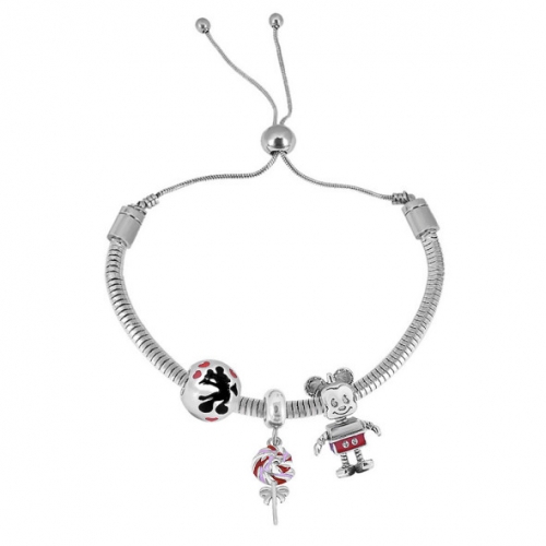 Stainless Steel Pandor*a Similar Bracelet-PD240119-P21.5MNB