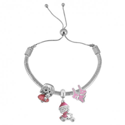 Stainless Steel Pandor*a Similar Bracelet-PD240119-P22.5BNN