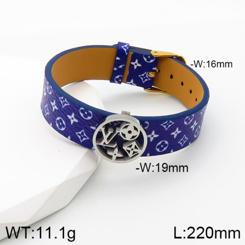 Stainless Steel Brand Bangle-MS240118-3MS057