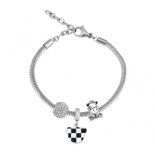 Stainless Steel Pandor*a Similar Bracelet-PD240119-P15.5XWE