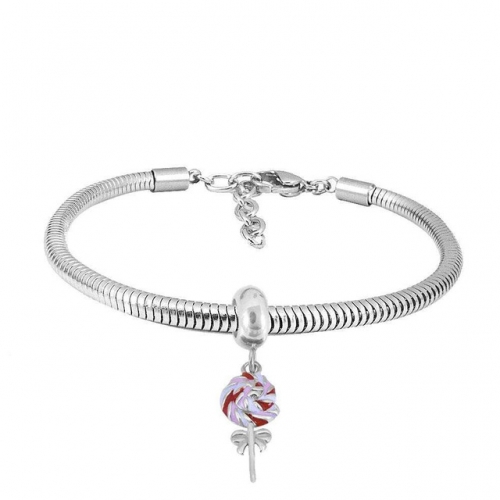 Stainless Steel Pandor*a Similar Bracelet-PD240119-P8FES