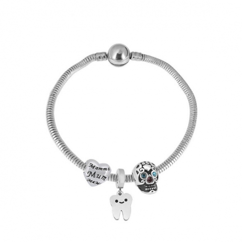 Stainless Steel Pandor*a Similar Bracelet-PD240119-P18.5IO9