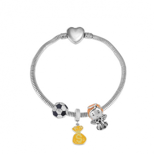 Stainless Steel Pandor*a Similar Bracelet-PD240119-P21.5XQ3