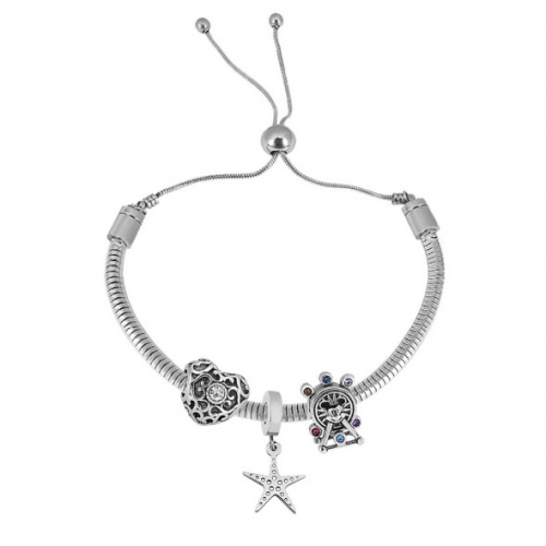 Stainless Steel Pandor*a Similar Bracelet-PD240119-P19.5XSZ