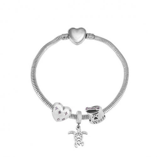 Stainless Steel Pandor*a Similar Bracelet-PD240119-P20XG3Y