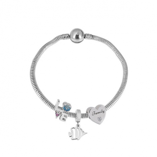 Stainless Steel Pandor*a Similar Bracelet-PD240119-P20DI8U