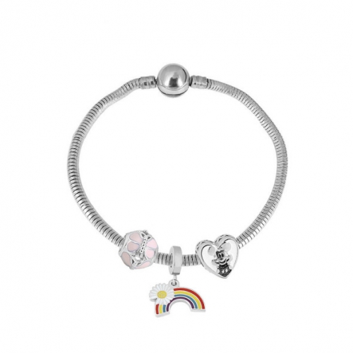 Stainless Steel Pandor*a Similar Bracelet-PD240119-P19RTE