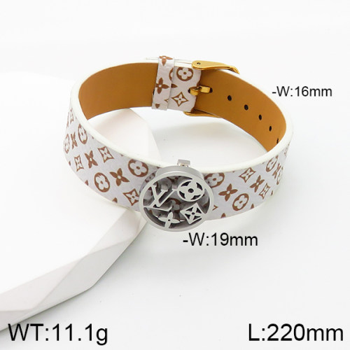 Stainless Steel Brand Bangle-MS240118-3MS058