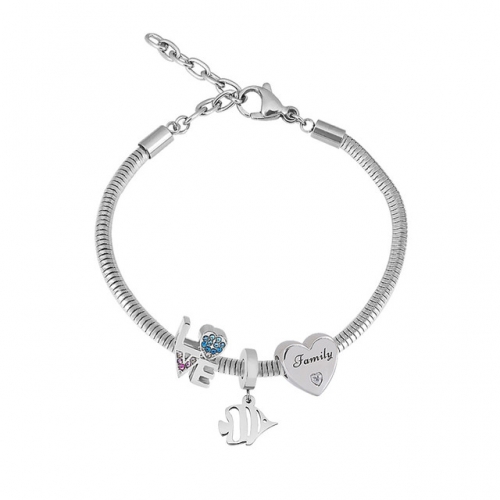 Stainless Steel Pandor*a Similar Bracelet-PD240119-P15.5JDD