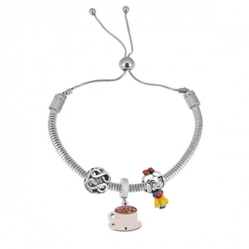 Stainless Steel Pandor*a Similar Bracelet-PD240119-P19.5ASS