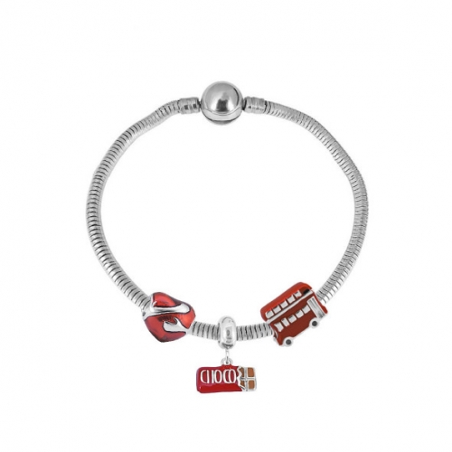 Stainless Steel Pandor*a Similar Bracelet-PD240119-P22.5XLBB