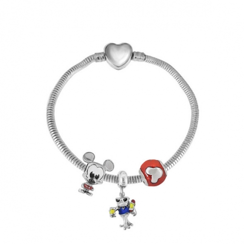 Stainless Steel Pandor*a Similar Bracelet-PD240119-P22.5CI7