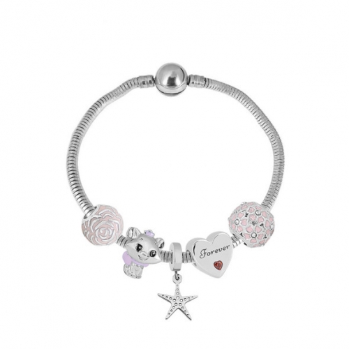 Stainless Steel Pandor*a Similar Bracelet-PD240119-P27.5UID