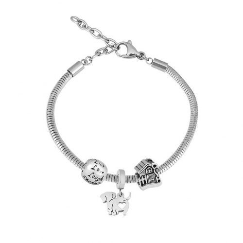 Stainless Steel Pandor*a Similar Bracelet-PD240119-P13CUIU