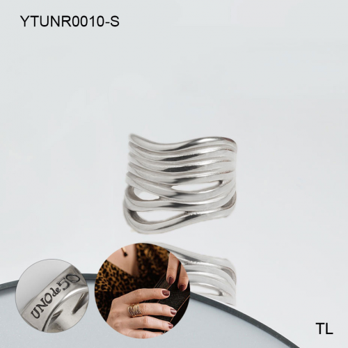 Stainless Steel Uno de *50 Ring-SN231122-YTUNR0010-S7.8.9-12.5