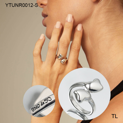 Stainless Steel Uno de *50 Ring-SN231122-YTUNR0012-S7.8.9-12.5