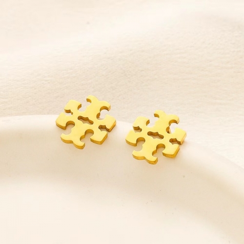 Stainless Steel Brand Earrings-YWA240125-P5.5CXQ