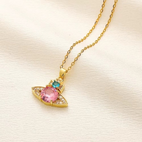 Copper Alloy Brand Necklace-YWA240125-P9DQWA (1)